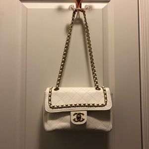 White purse